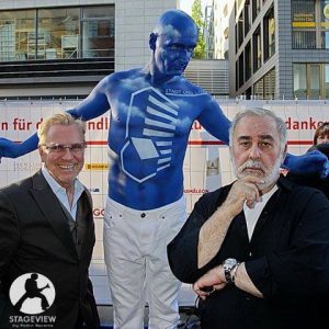 Bodypainting Berliner Hoffest Johnman Walz