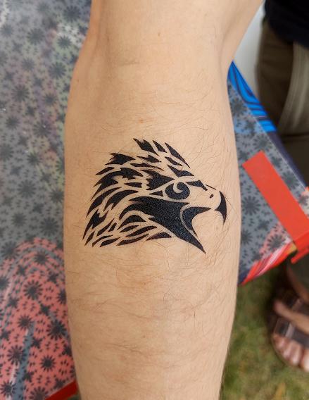 Airbrush Tattoo Adler