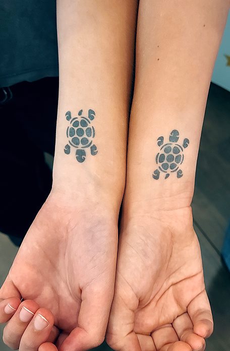 Airbrush Tattoo Schildkröten