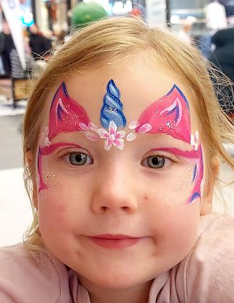 Kinderschminken Einhorn