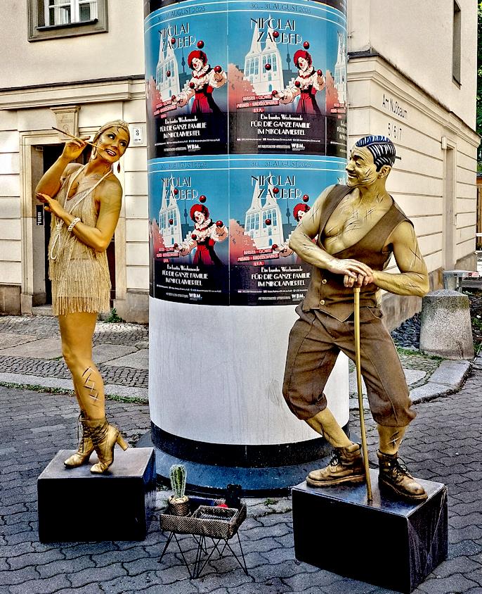 Goldene 20er Facepainting Lametta nikolaizauber 2025