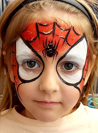 Kinderschminken spiderman