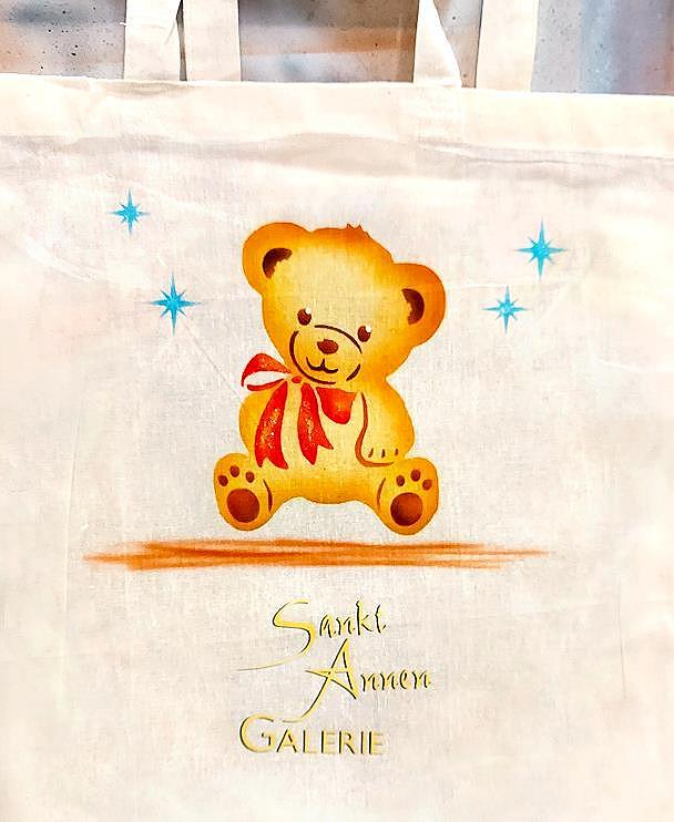 Live Airbrush Jutebeutel Weihnachten 2025